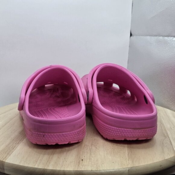 Womens Size 10 - Crocs Classic Clogs Magenta Pink Unisex Mens 8 - Picture 6 of 9